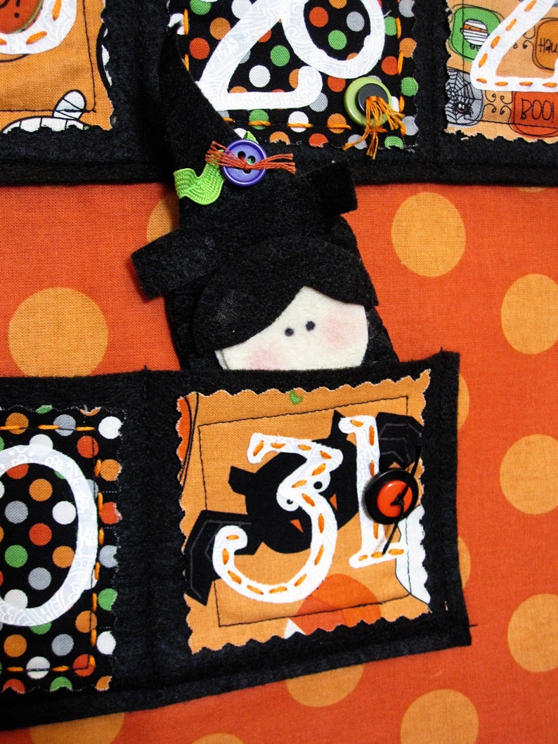 Halloween Countdown Calendar PDF Pattern image 5