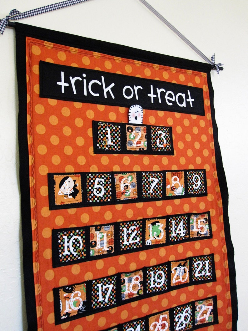 Halloween Countdown Calendar PDF Pattern image 3