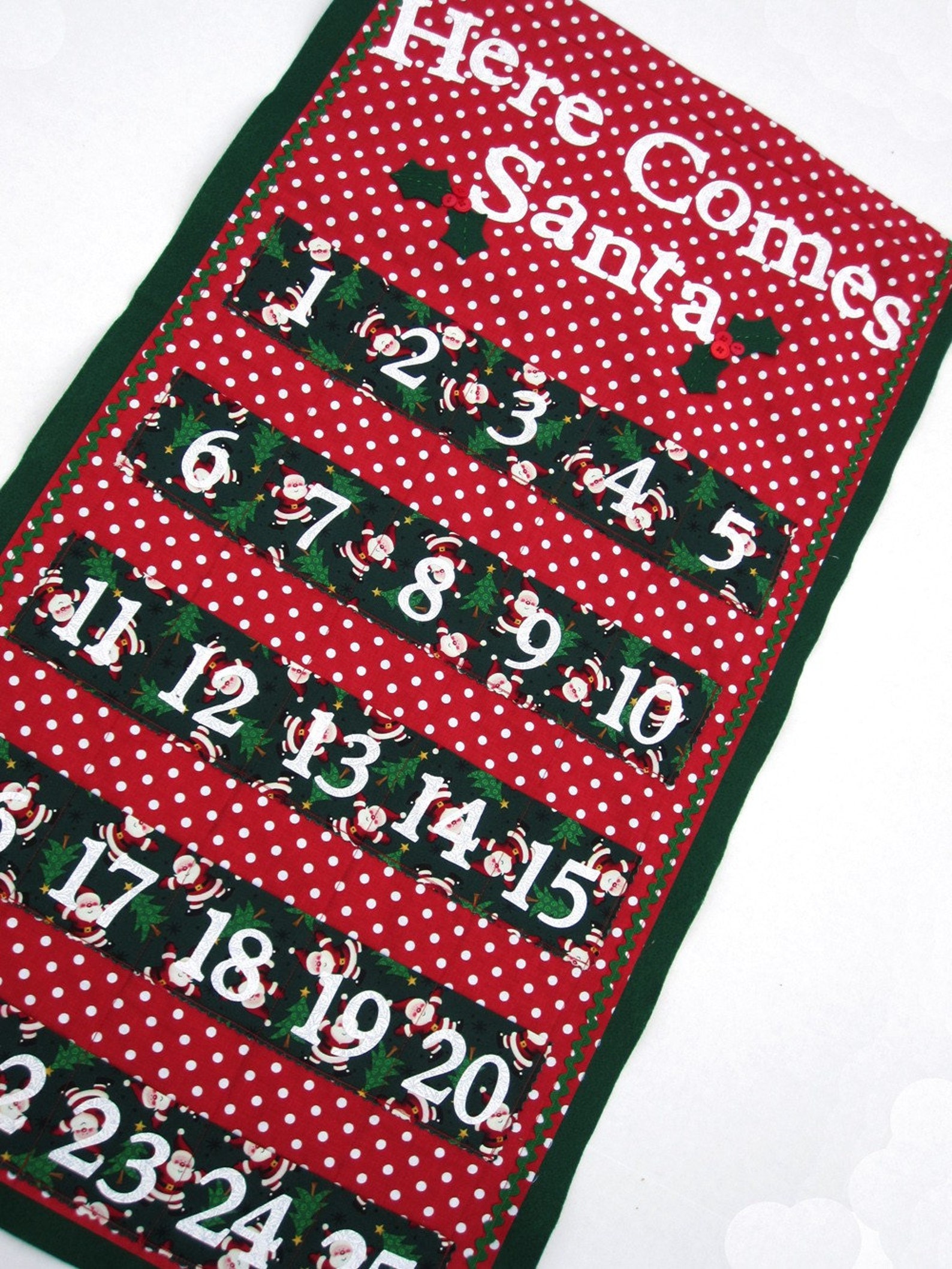 Christmas Advent Calendar PDF Pattern Etsy