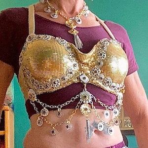 Belly dance bra- a CUSTOM LISTING