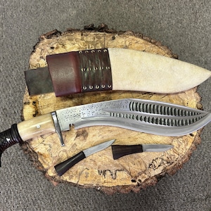 15.5&quot; hand forged Gurkha Khukri  Nepali Knife  Budhune Khukri , Panawala Khukri,  Sirupate Khukri  Dhaulagiri Khukri perfect gift from Nepal