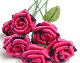 Fuchsia Pink Rose Bouquet