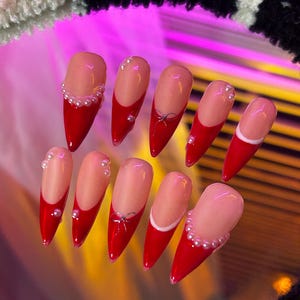 Festive Charm Press ons
