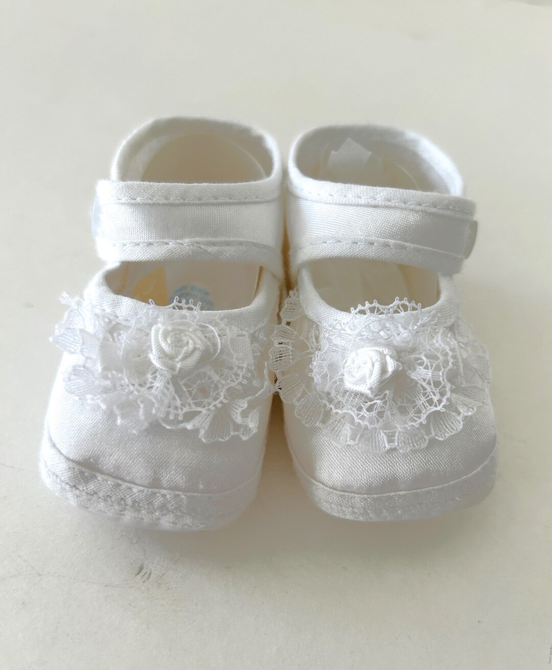 Vintage Baby Crib/bootie Shoe White - Etsy
