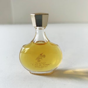 Vintage L Air Du Temps Miniature Perfume Bottle Nina Ricci