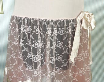 Vintage Pink Crinoline Half Slip