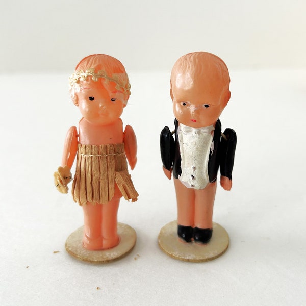 Vintage Antique Kewpie Bride and Groom