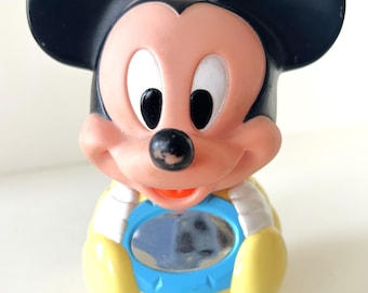Vintage Mickey Mouse Roly Poly Baby Toy
