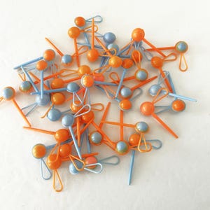 Vintage Baby Rattle Cake Picks Set of 44