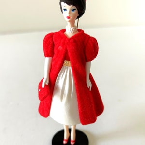 Vintage Hallmark Barbie Ornament Silken Flame Red Flare 1998