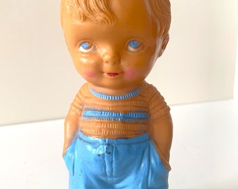 Vintage Irwin Boy Squeaky Baby Toy