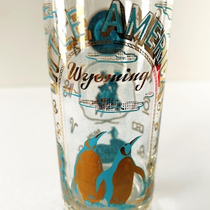 Vintage Little America Wyoming Souvenir Glas