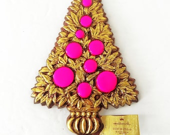 Vintage Mid Century Hallmark Package Tree Decoration