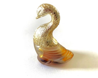 Vintage Avon Schwan Flasche Paradiesvogel