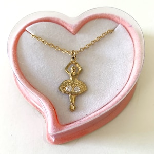 Vintage Childs Ballerina Necklace