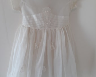 Vintage Sheer Bridesmaid/Communion/Party Dress Joyce Ann Fashions