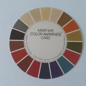Vintage Mary Kay Color Awareness Profile Cards 1985 1 Card image 5