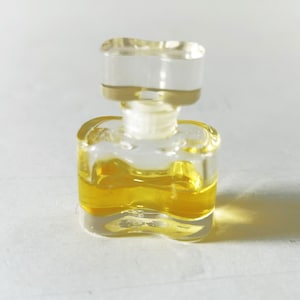 Vintage Miniature White Linen Estee Lauder Bottle