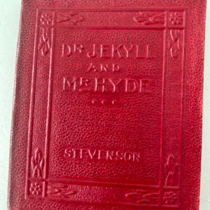 Vintage Antique Little Luxart library Dr. Jekyll and Mr Hyde Book R. L. Stevenson 1926 image 1