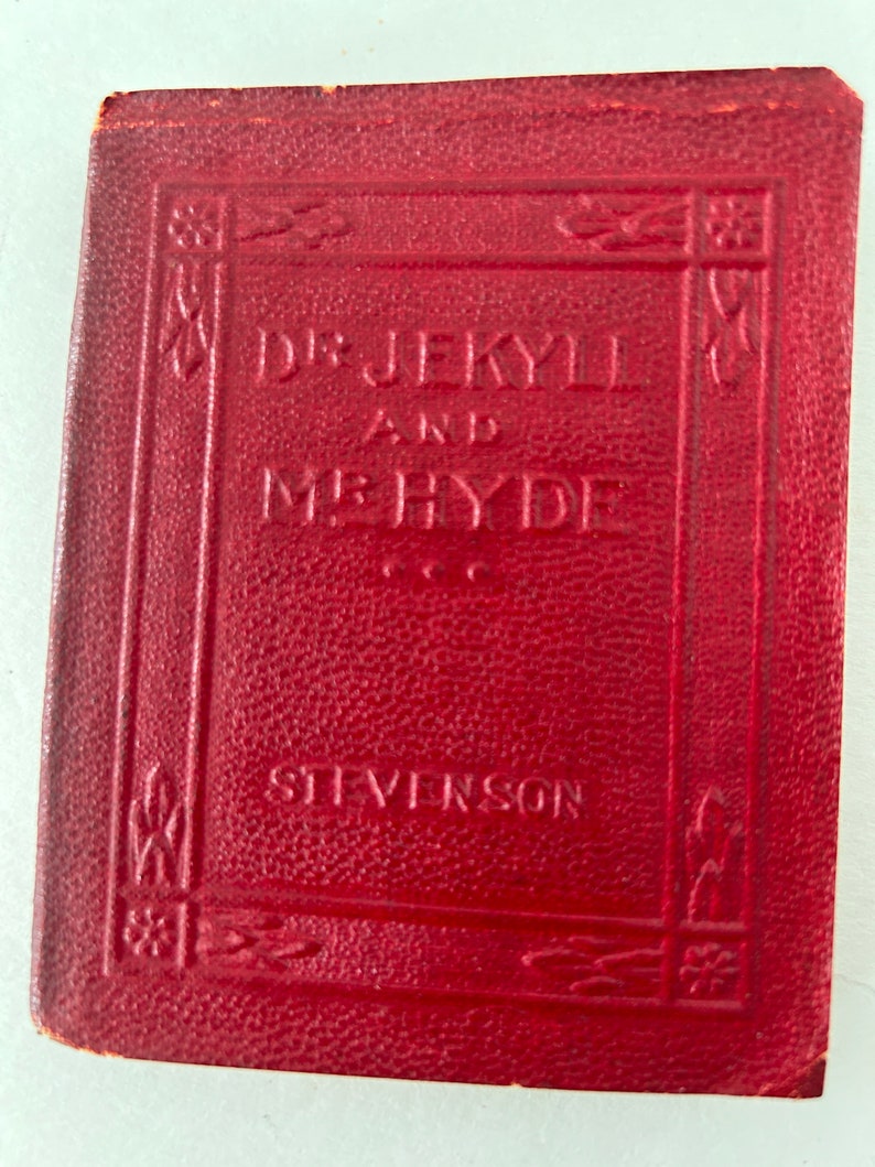 Vintage Antique Little Luxart library Dr. Jekyll and Mr Hyde Book R. L. Stevenson 1926 image 1