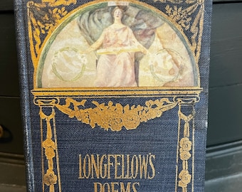 Very Rare 1902 Edition - Longfellow's Poems - Published by H. M. Caldwell