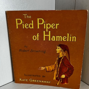 The Pied Piper of Hamelin - Vintage Children&#39;s Classic Book  - Miniature Book