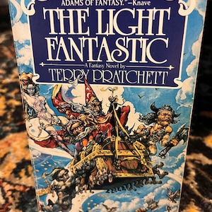The Light Fantastic - Vintage Fantasy Book by Terry Pritchett - First Edition