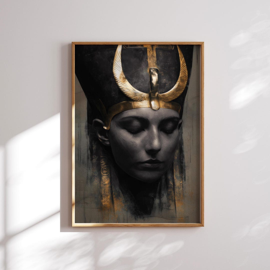 Hathor Egyptian Goddess Fine Art Print | Divine Feminine Wall Art ...