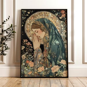 Mary Magdalene Digital Download - Divine Feminine Wall Art, Spiritual & Religious Decor, Instant Download Print, Printable Goddess Art