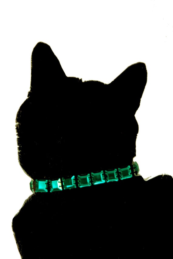 emerald cat collar