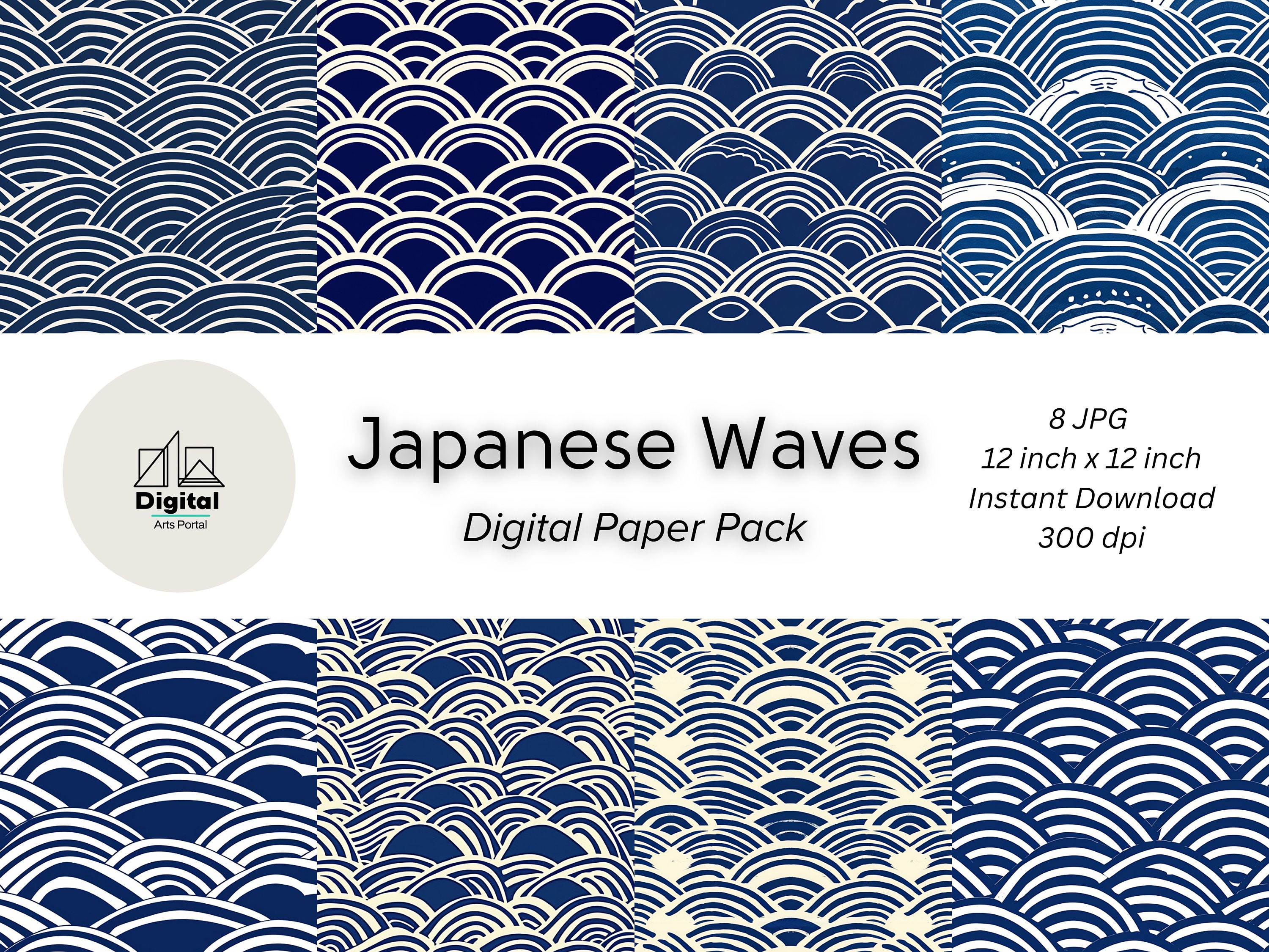 青海波文様 - Etsy 日本