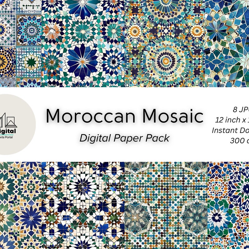 Moroccan Mosaic - Etsy
