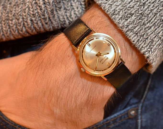 Montre Bulova Automatique Vintage Années 50 - Plaqué Or, Calibre 10BPAC, Révisée