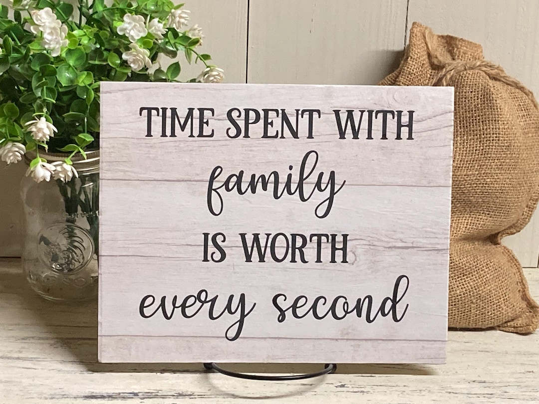 Family Display Sign Family Wood Wall Sign With Display Stand - Etsy