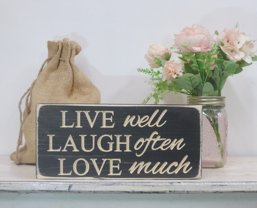 Live Laugh Love Sign,live Laugh Love,home Decor,love Sign,wall Decor