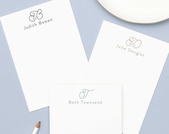 Personalized Notepad, Monogrammed Notepad Customized Notepad Personalized Gifts, Monogrammed Stationary Custom Stationery | JUDITH
