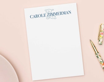 Personalized Notepad for Women, Monogrammed Notepad, Customized Notepad, Personalized Stationery Gifts, Monogrammed Stationary  | ANNIE