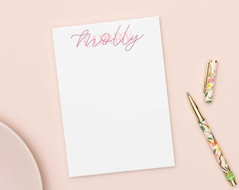 Modern Personalized Notepad, Personalized Teacher Notepad, Custom Friend Notepad, Personalized Cute Notepad, Cute Notepad for Moms | LELA