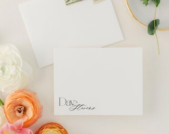 RENEE | Personalized Stationery, Family Note Cards, Custom Thank You Cards, Bridesmaids Gifts, Back to School, Graduation, Gratitude