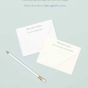 Sophisticated Letter Writing Stationery Set | Personalized Gift | Custom Letter Set | Floral Sprig - Elizabeth image 4