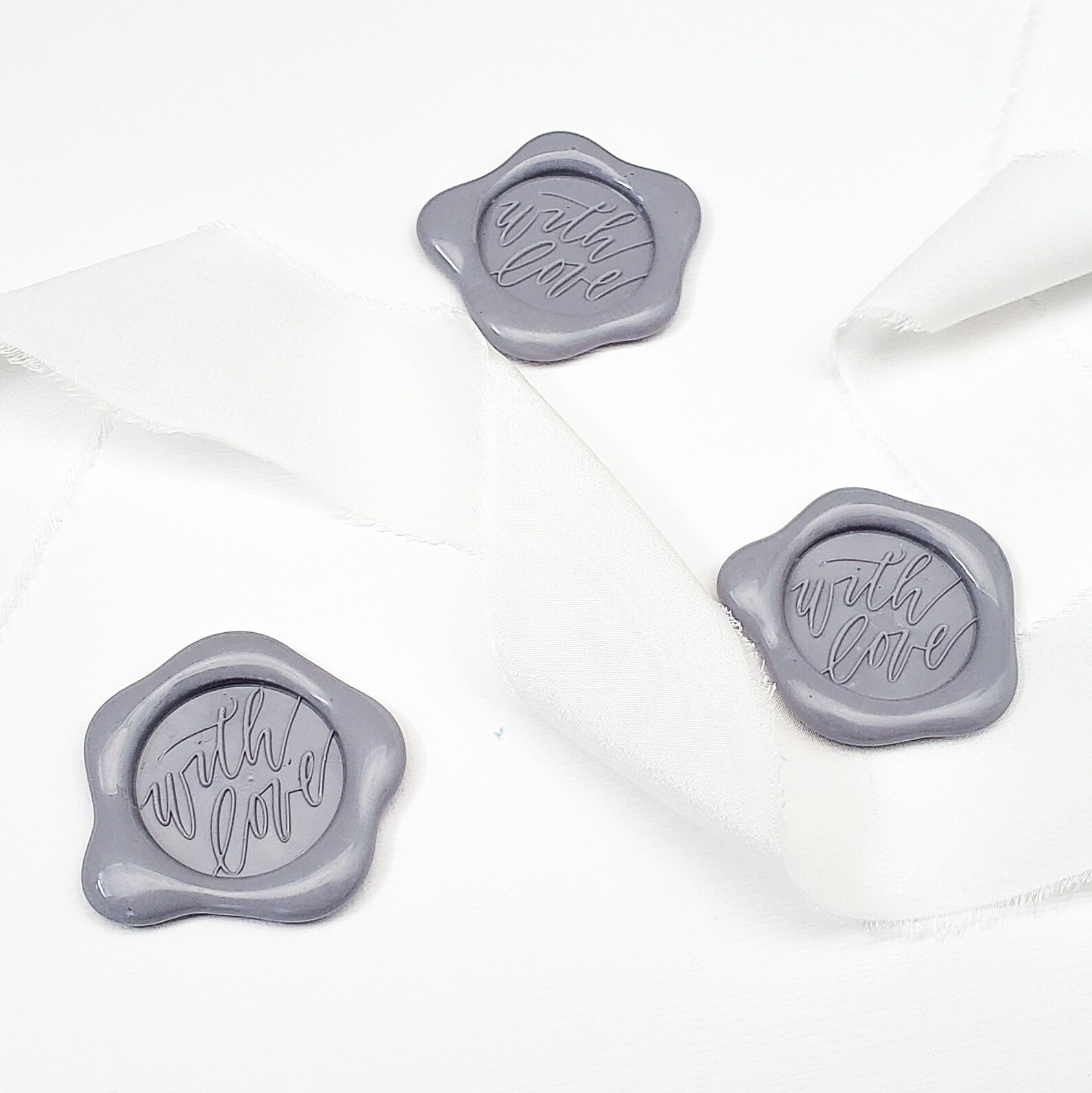 With Love Self Adhesive Wax Seals Self Stick Wax Seal Peel Etsy