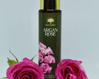 Aceite de Argán 2 en 1 – Con fragancia de rosa de larga duración.