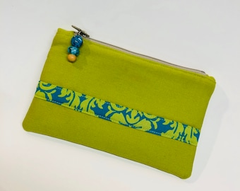 SALE  Small Wallet in Lime Green