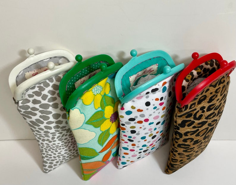 Green Small Eyeglass Case Etsy