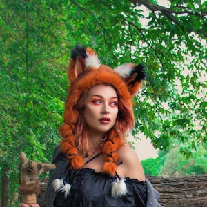 Fox Soft Sculpture Ear Hat