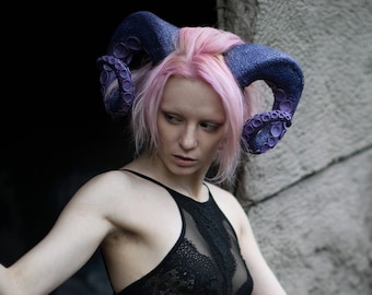 Elder Goddess Tentacle Horn Fantasy Headband