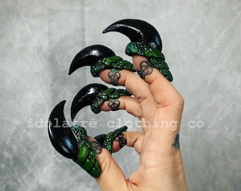 Avian or Reptile Fantasy Claw Rings