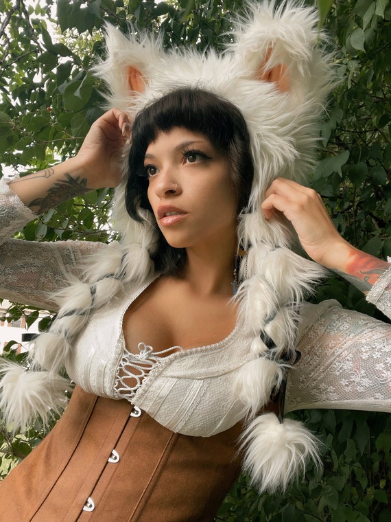 Wolf Soft Sculpture Ear Hat - Etsy