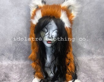 Red Panda Soft Sculpture Ear Hat - Etsy