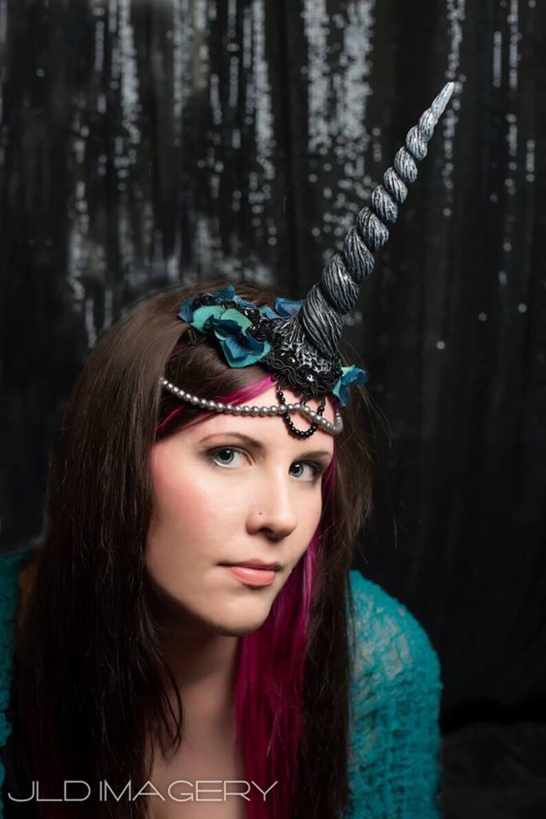 Unicorn Nymph Horn Mini Headdress Etsy